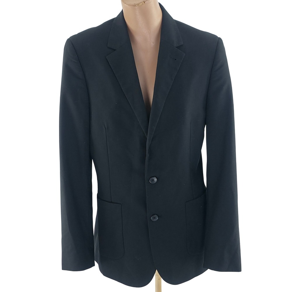 Structure Blazer Mens S Black‎ Old Money Tailored Sharp Quiet Luxury Minimalism